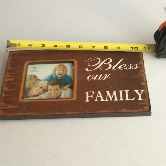 Bless Our Family 4x4 Picture Frame - Picture 5 of 6